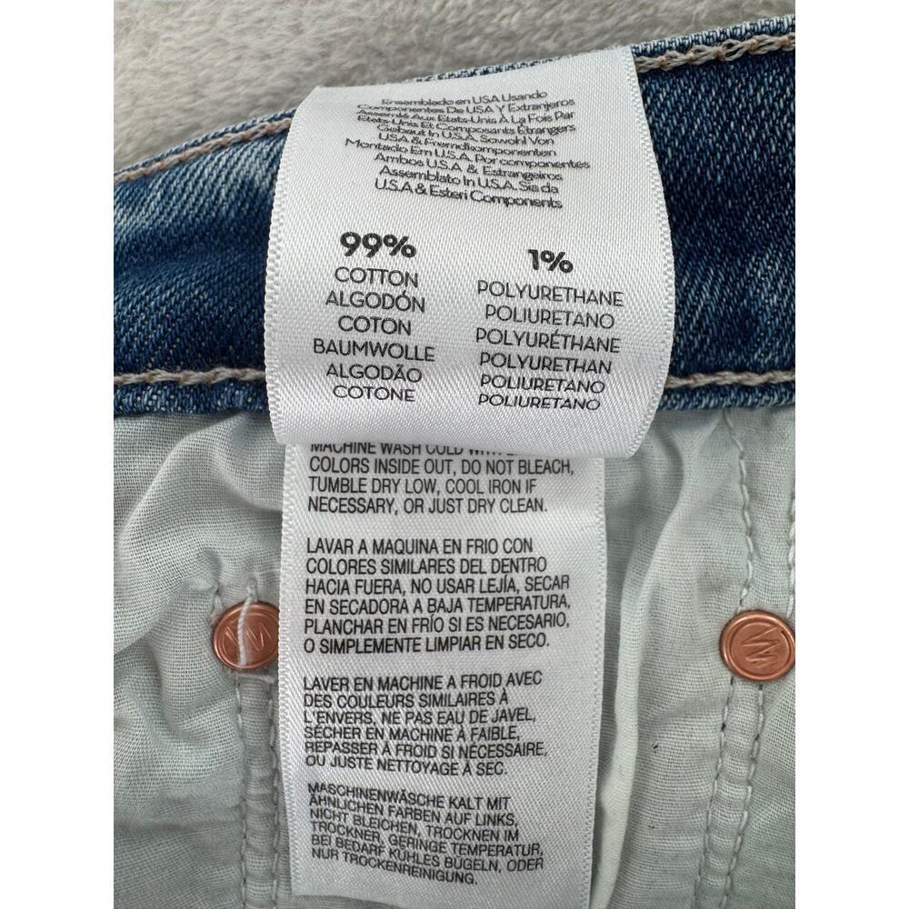Mother Jeans The Newbie Ankle Mid Rise Straight Denim Hokey Pokey 26 - Picture 9 of 10